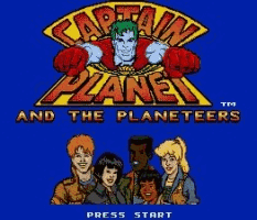 Captain Planet & the Planeteers Title Screen